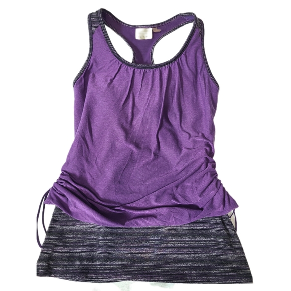 lululemon athletica Tops - Athleta Royal Pigeon Layer Tank